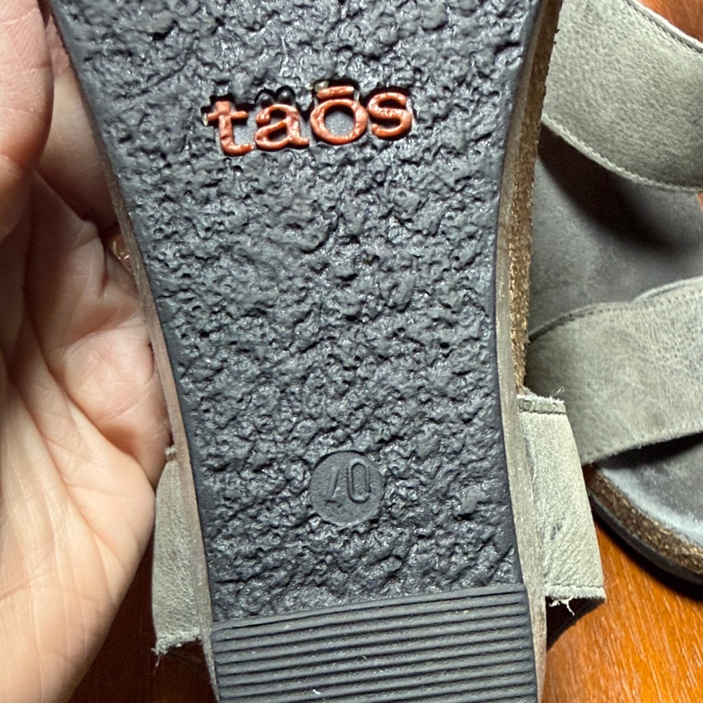 Taos Stylish Gray Sandals - Picture 2 of 11